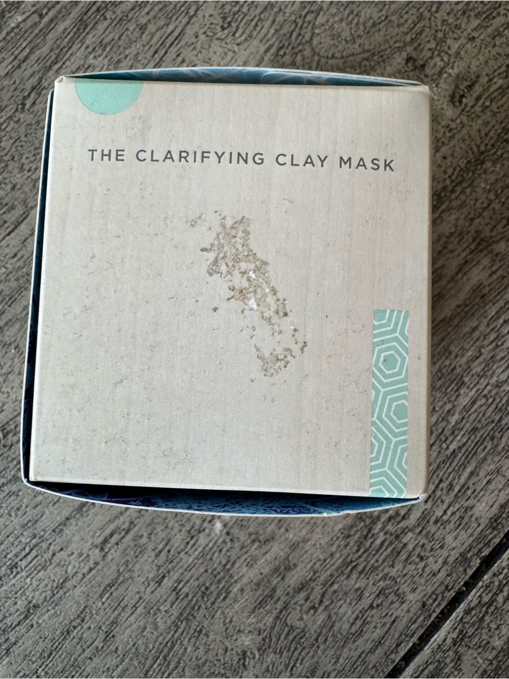 Tatcha Clarifying Clay Mask Box with Teal Accent - Picture 2 of 4